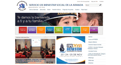 Desktop Screenshot of bienestararmada.cl